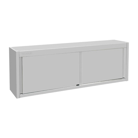 Vogue Wall Cupboard Stainless Steel - 650x1800x400mm - FU583