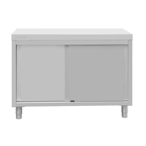 Vogue Standing Floor Cupboard Stainless Steel - 900x1200x600mm - FU585