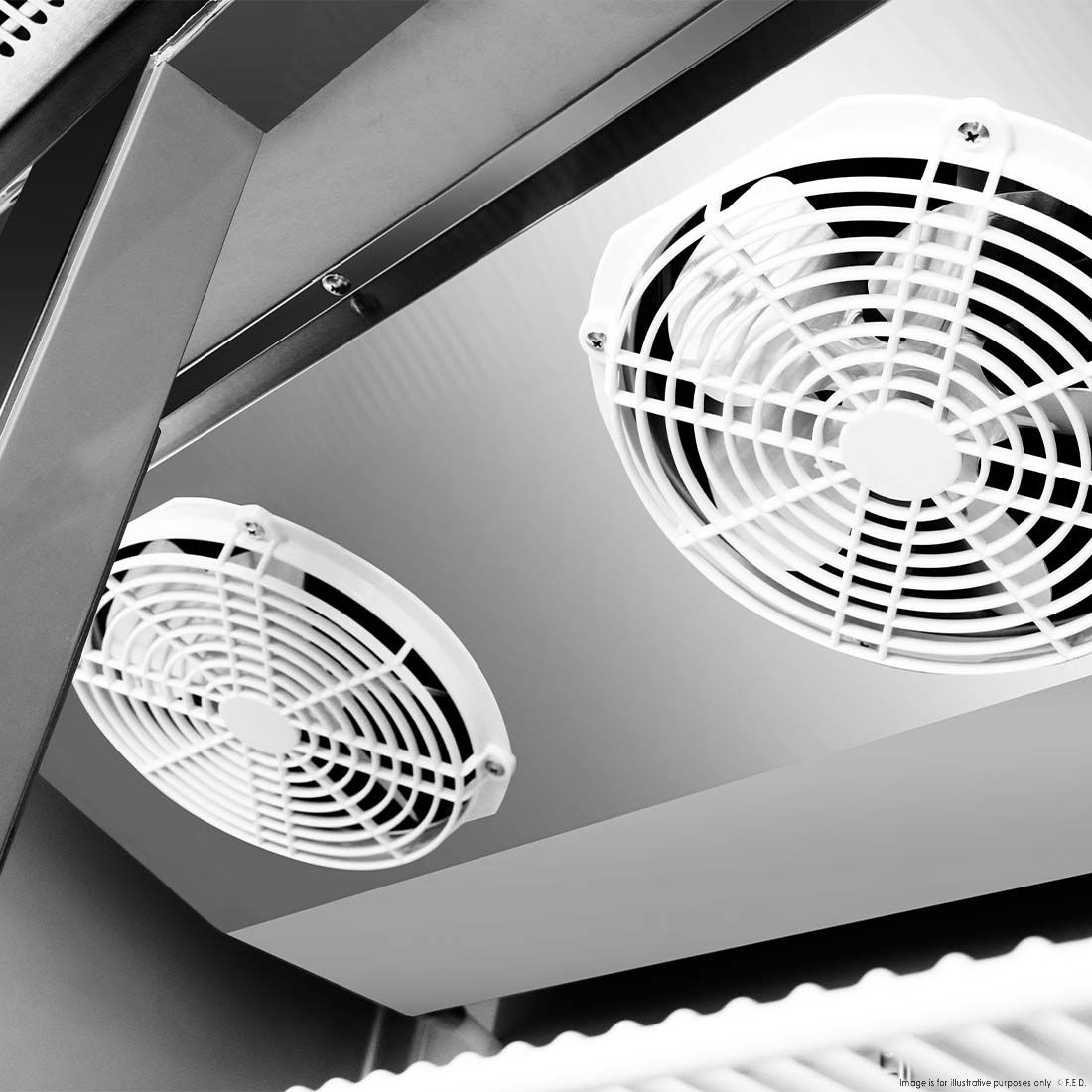 Thermaster Double Door Upright Display Fridge SUCG1000