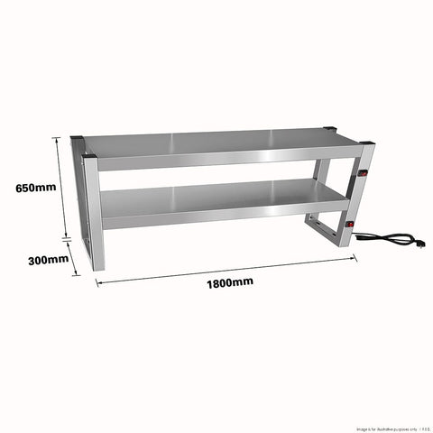 Benchstar Commercial Food Warmer with 10 Lamps - FW10L-182