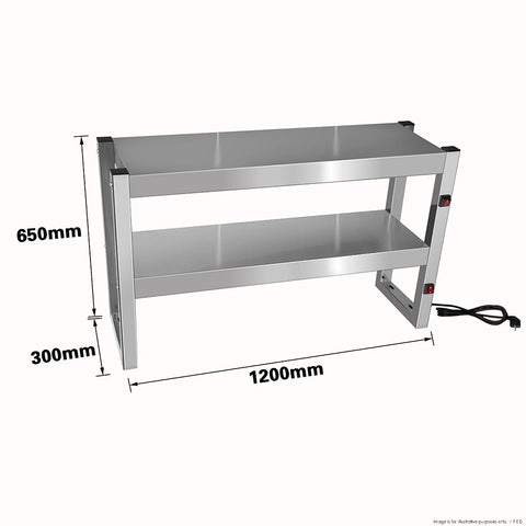 Benchstar Commercial Food Warmer with 6 Lamps - FW6L-122
