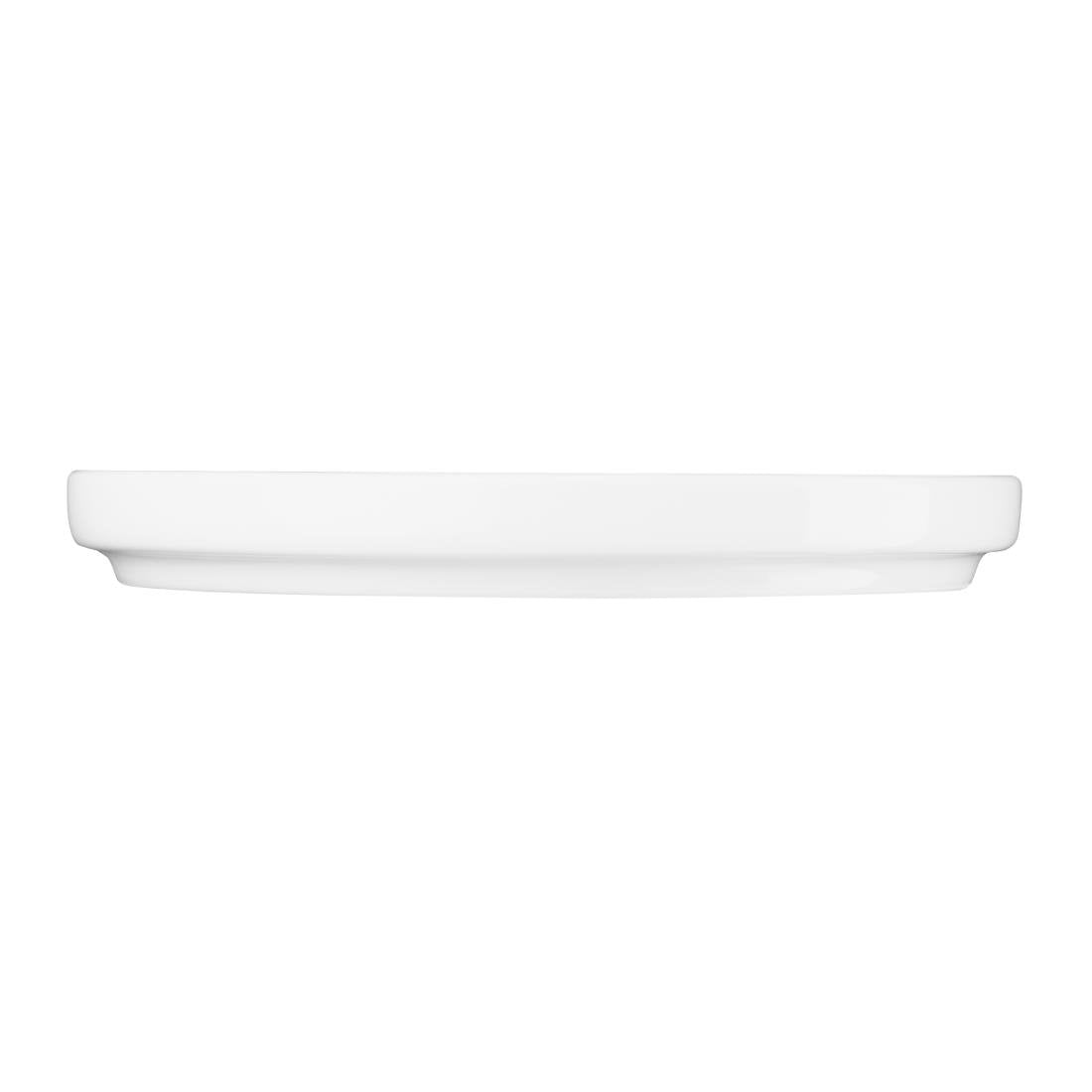 Olympia Whiteware Flat Round Plates 150mm (6 Pack) - FW812