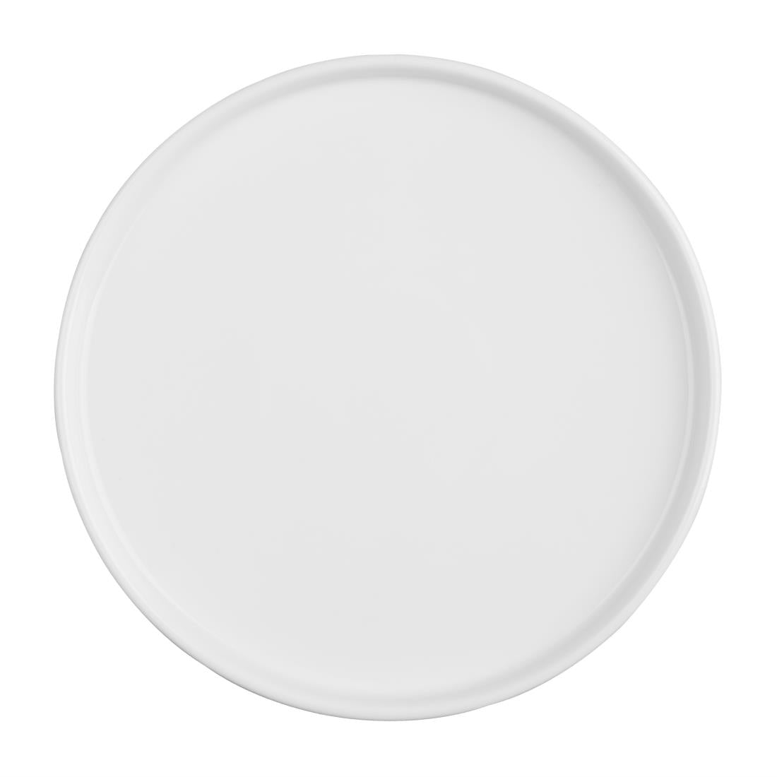 Olympia Whiteware Flat Round Plate 268mm (4 Pack) - FW814