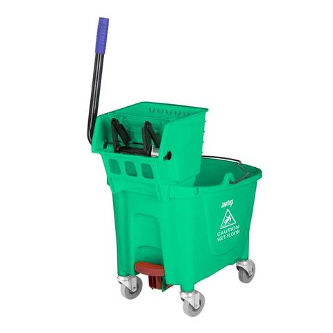 Jantex 30ltr Mop Bucket with Foot Pedal release - Green