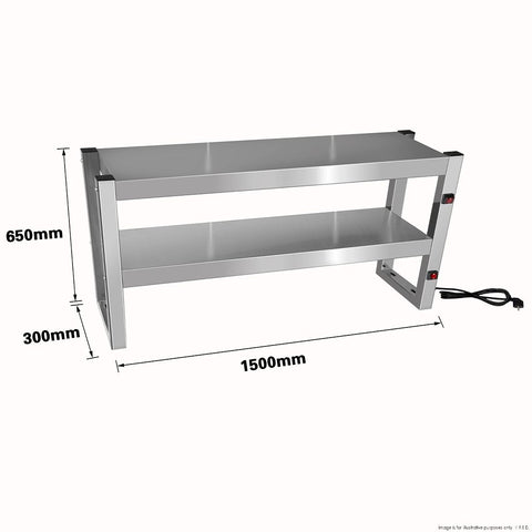 Benchstar Commercial Food Warmer with 8 Lamps - FW8L-152
