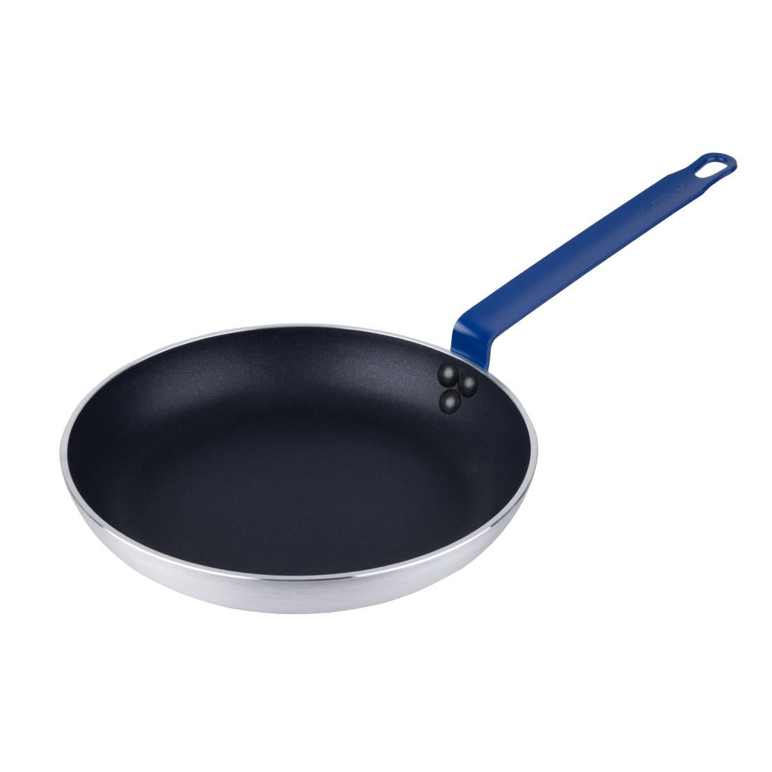 Hygiplas Aluminium Teflon Platinum Plus Frying Pan with Blue Handle 280mm - HT972