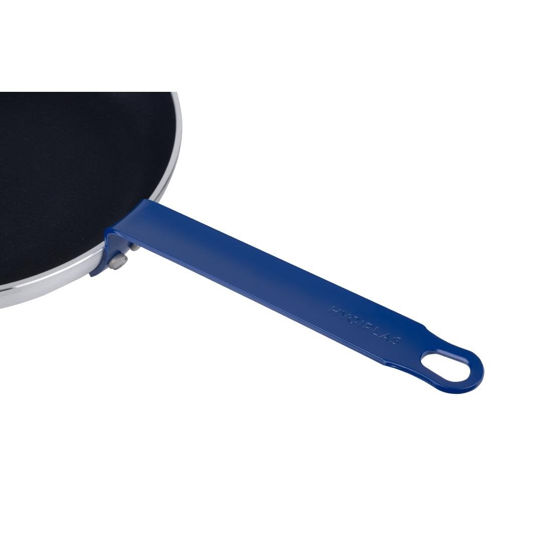 Hygiplas Aluminium Teflon Platinum Plus Frying Pan with Blue Handle 280mm - HT972