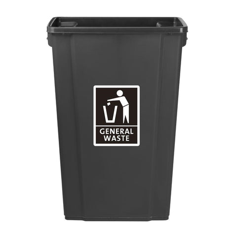 Jantex Slim Bin General Waste Label - FX192