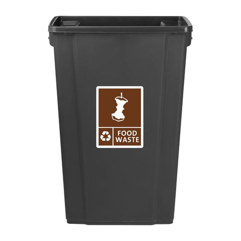 Jantex Slim Bin Food Waste Label - FX194