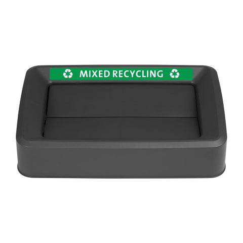 Jantex Slim Bin Lid Mixed Recycling Label - FX197