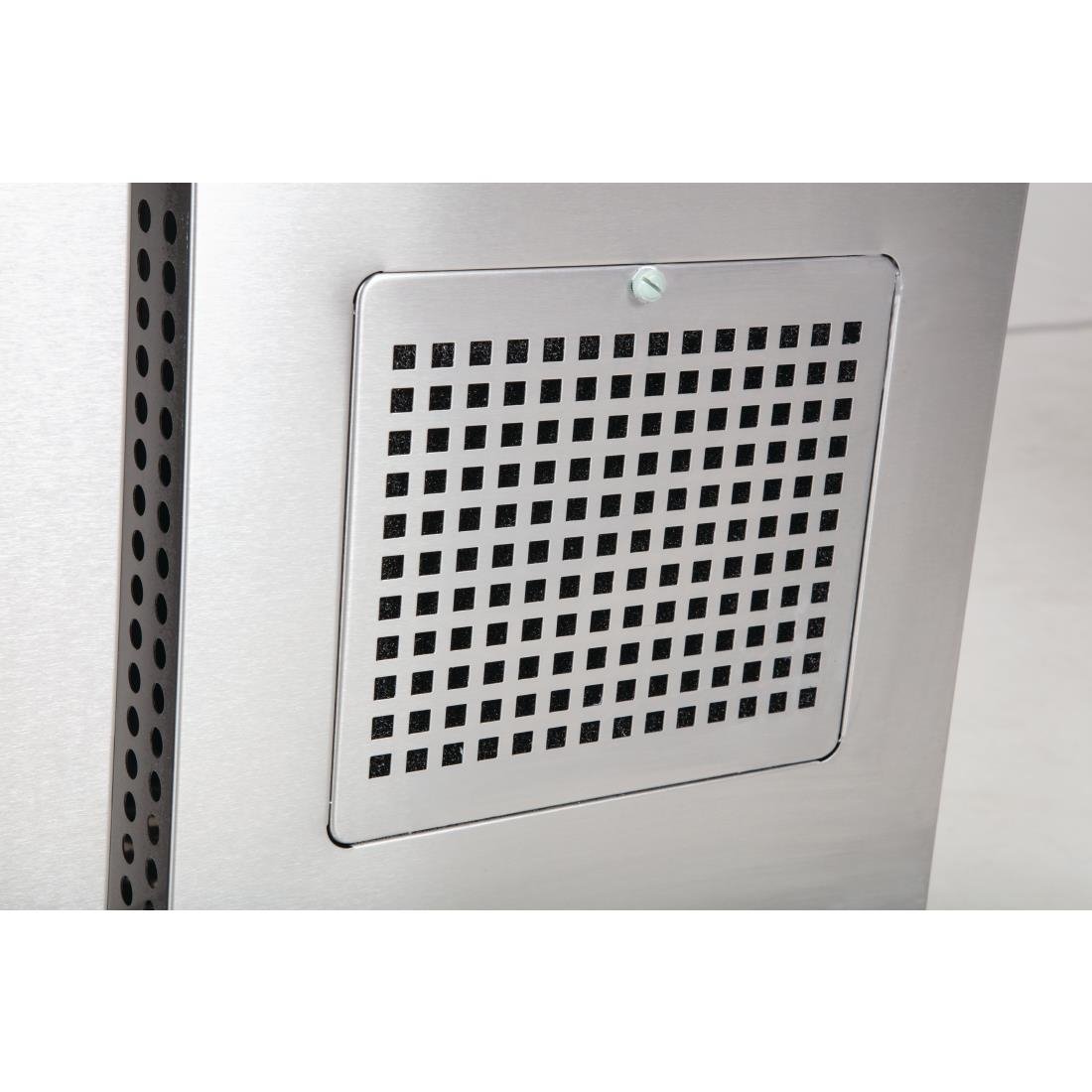 Polar U-Series Double Door Counter Fridge - 282Ltr - UA047-A