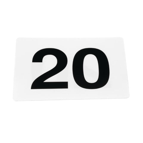 Olympia Table Numbers Set 1-25 - GC086