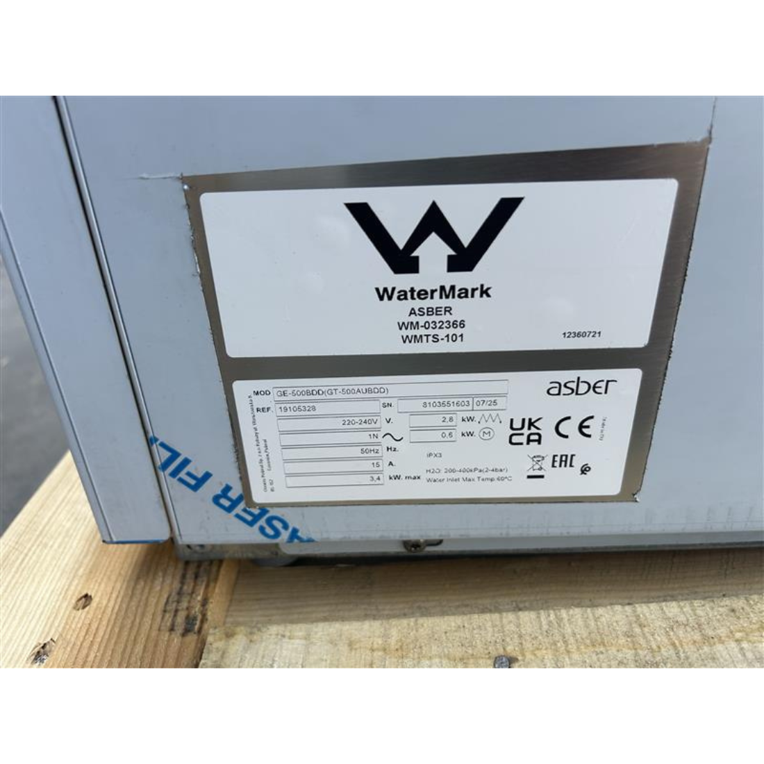 CLEARANCE - Asber Tech Line Underbench Dishwasher - GE-500BDD-QLD144