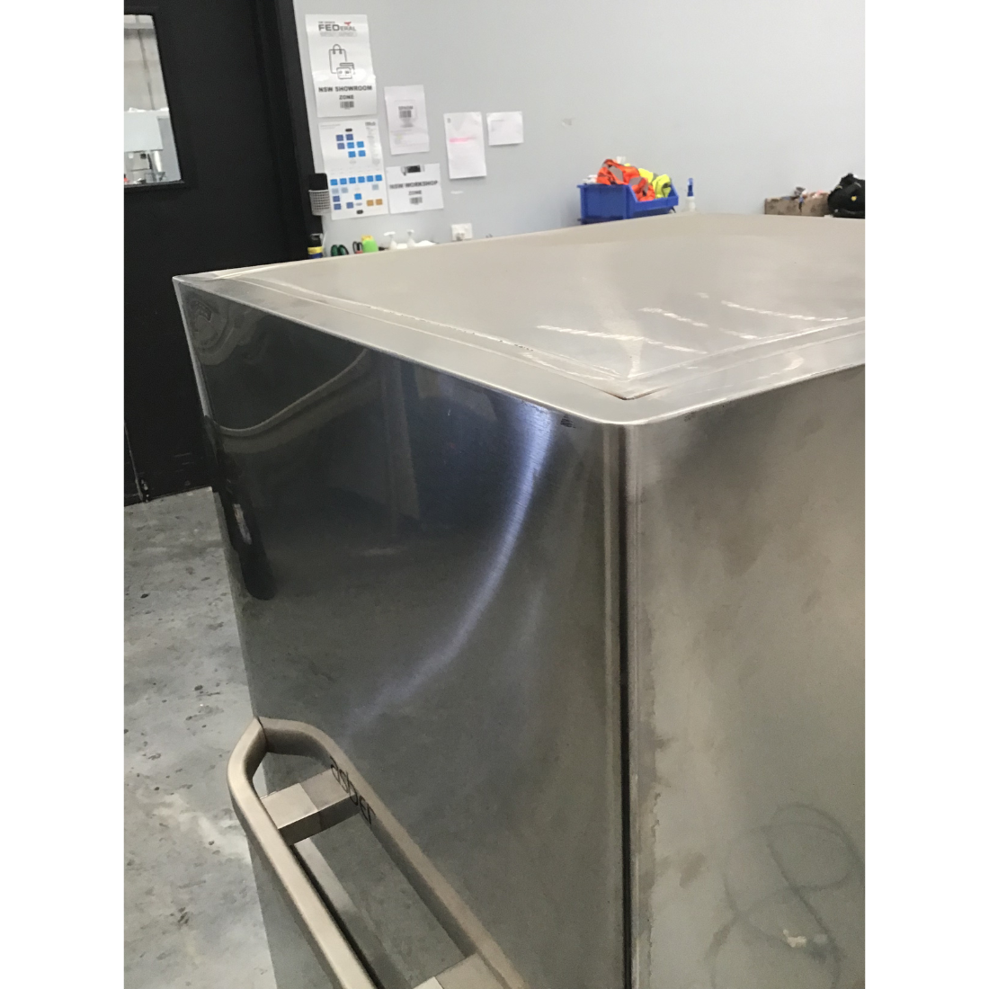 CLEARANCE - Asber Tech Line Pass-through Hood Type Dishwasher - GE-H500DD-NSW2185