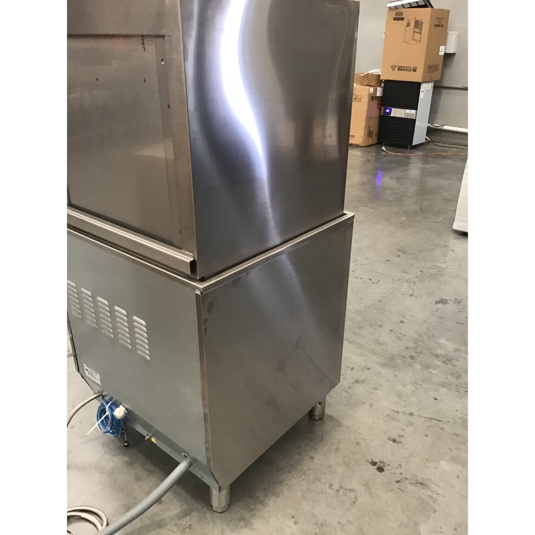 CLEARANCE - Asber Tech Line Pass-through Hood Type Dishwasher - GE-H500DD-NSW2185