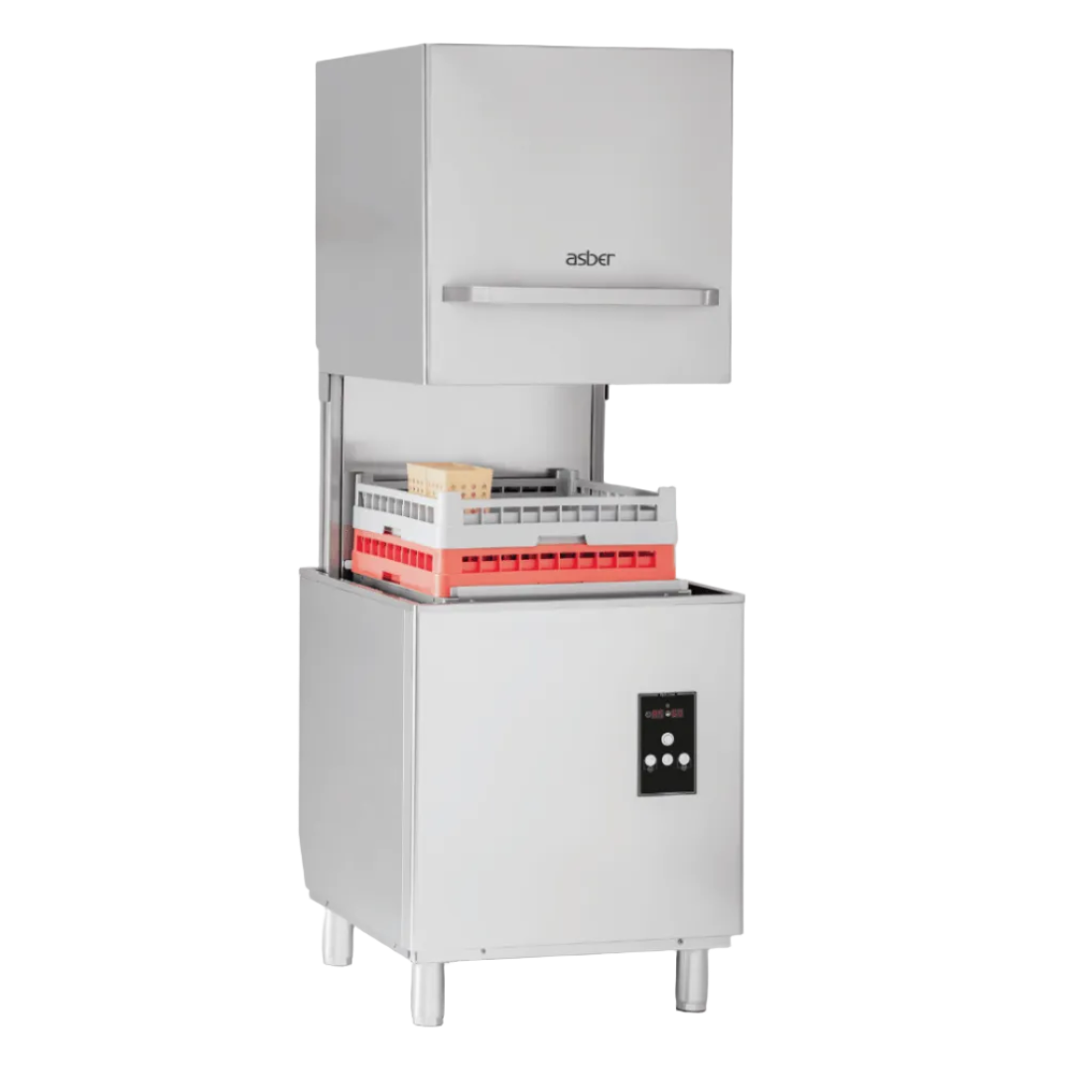 CLEARANCE - Asber Tech Line Pass-through Hood Type Dishwasher - GE-H500BDD-QLD375