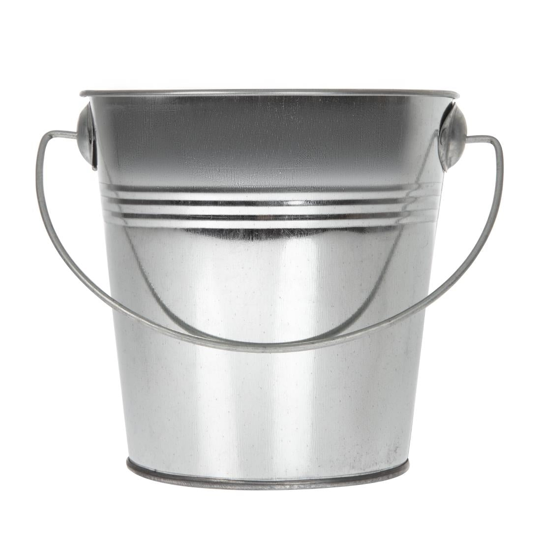 Olympia Round Galvanised Bucket 120x130mm - GF247
