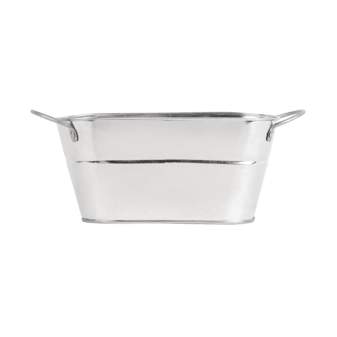 Olympia Rectangular Galvanised Tub 100x 200x110mm - GF249