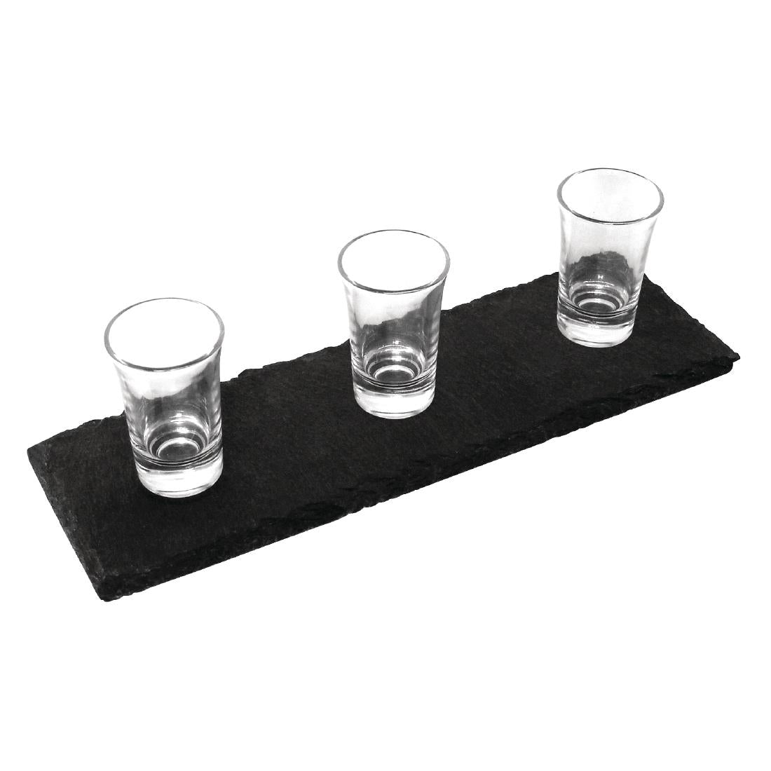 Olympia Natural Slate Rectangular Display Trays 300mm (4 Pack) - CK408