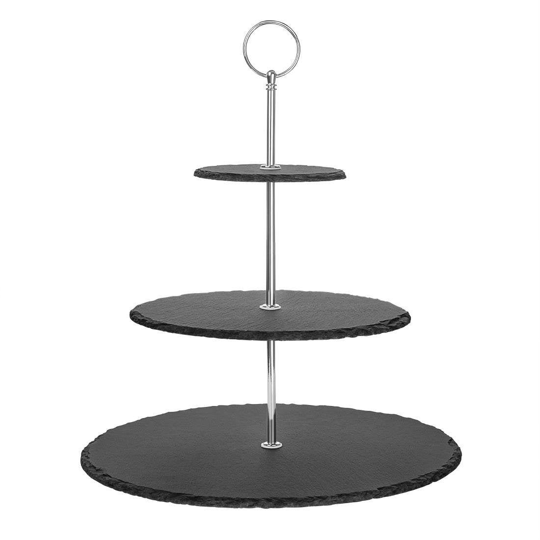 Olympia 3 Tier Slate High Tea Stand - GF991