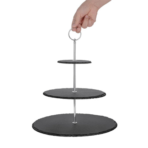 Olympia 3 Tier Slate High Tea Stand - GF991