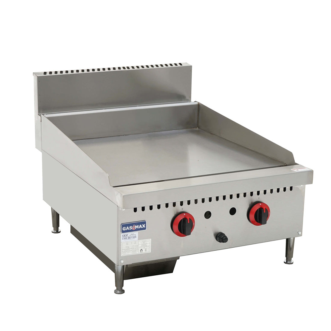 CLEARANCE - Gasmax Two burner NG Griddle Top - GG-24-NSW2171