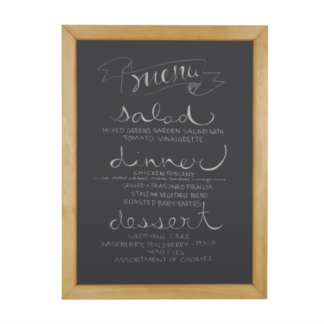 Olympia Wood Frame Chalkboard 600 x 800mm - GG107