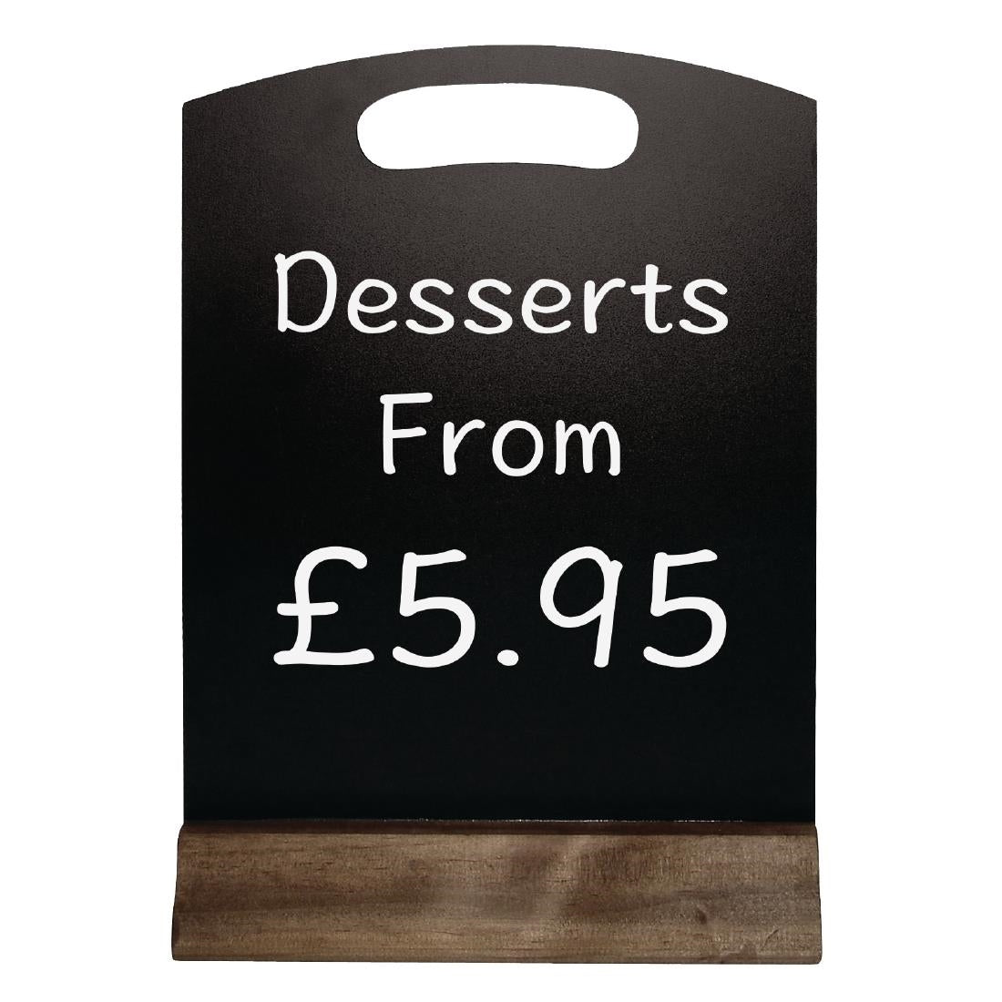 Olympia Freestanding Chalkboard 150 x 225mm - GG110