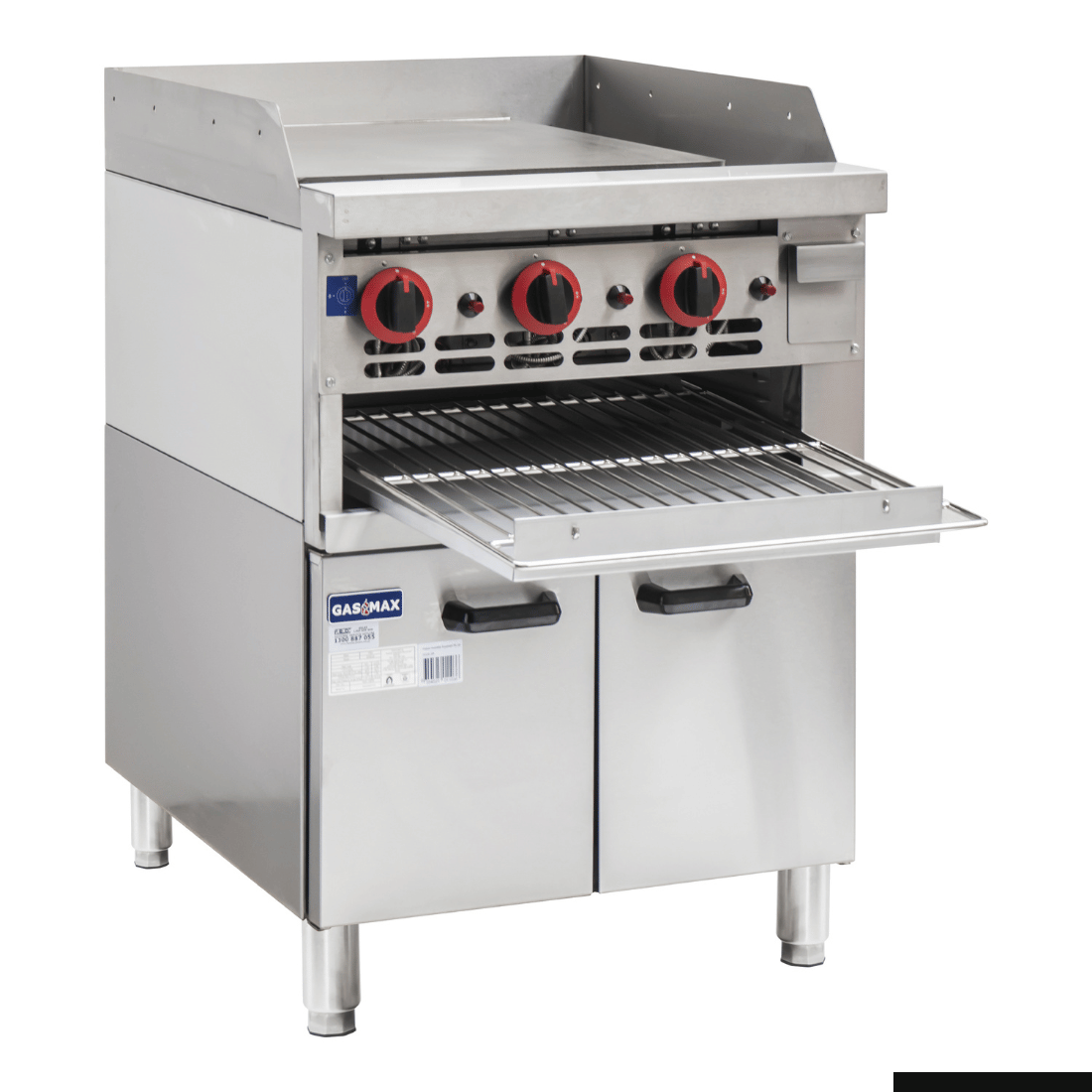 GasMax GS-24 Griddle & Toaster with Cabinet - Natural Gas/LPG