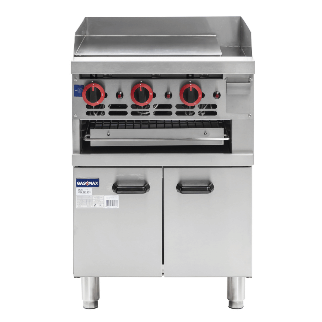GasMax GS-24 Griddle & Toaster with Cabinet - Natural Gas/LPG