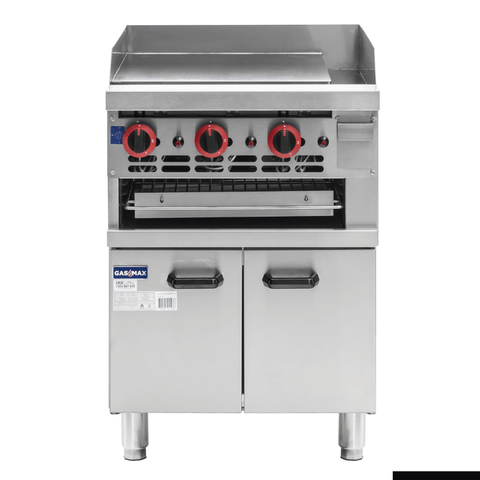 GasMax Gas Griddle And Gas Toaster With Cabinet GGS-24LPG