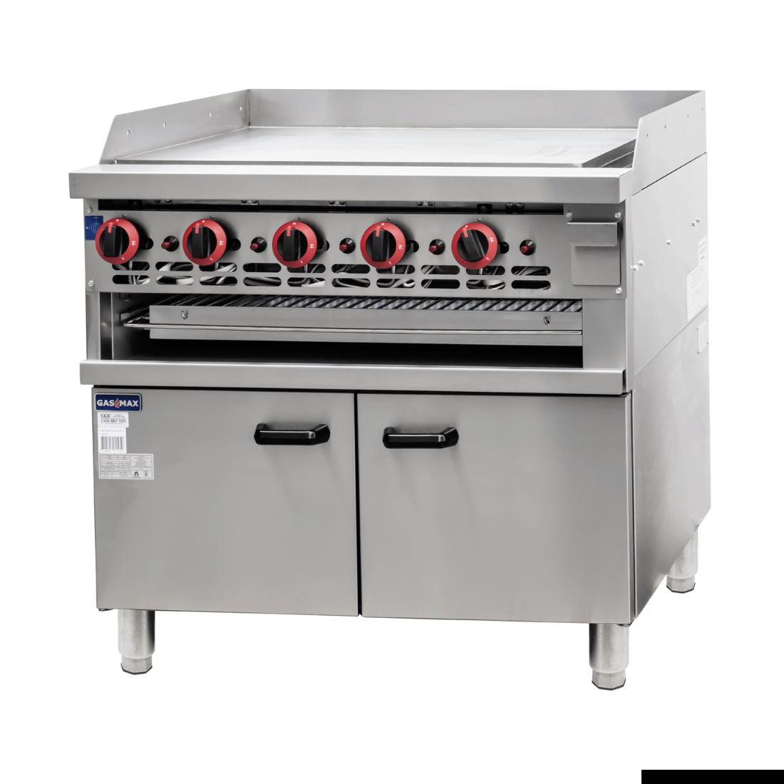 GasMax GGS-36 Griddle & Toaster with Cabinet - Natural Gas/LPG