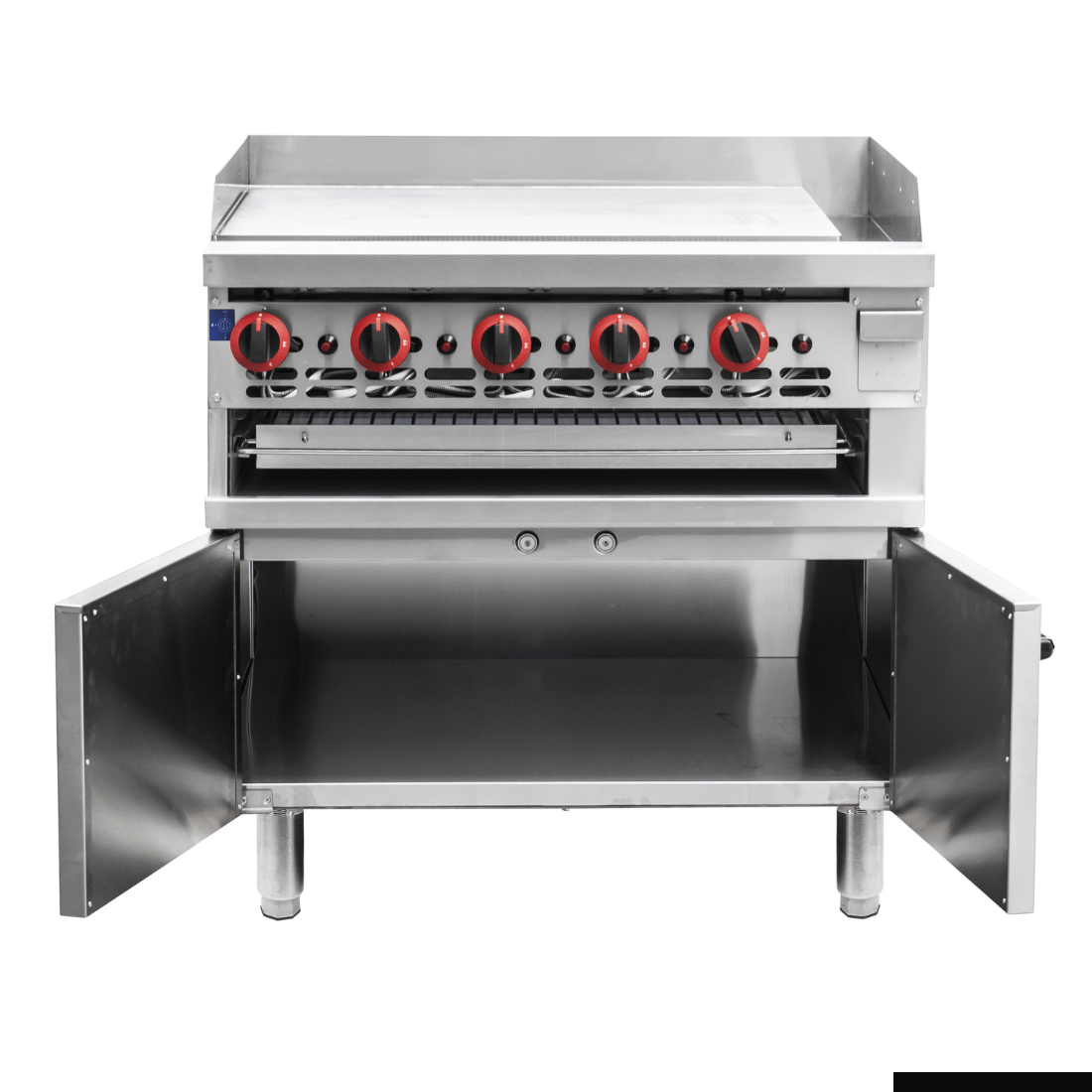 GasMax GGS-36 Griddle & Toaster with Cabinet - Natural Gas/LPG