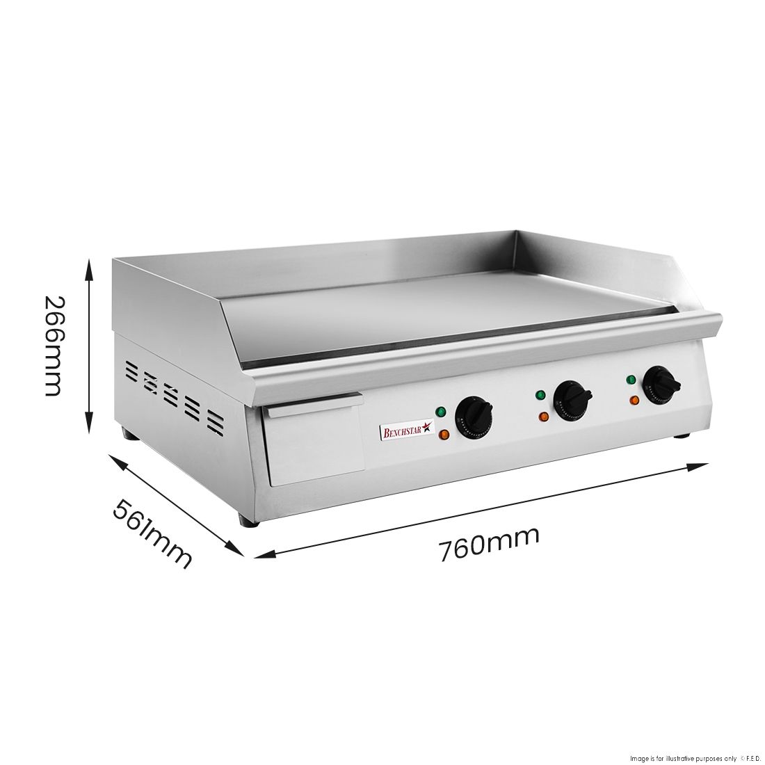 Benchstar Electric Griddle GH-760E