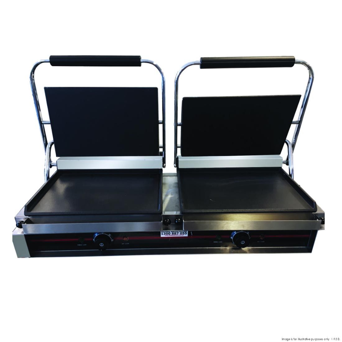 CLEARANCE - Benchstar Large Double Contact Grill - GH-813EE-SA1-Apr