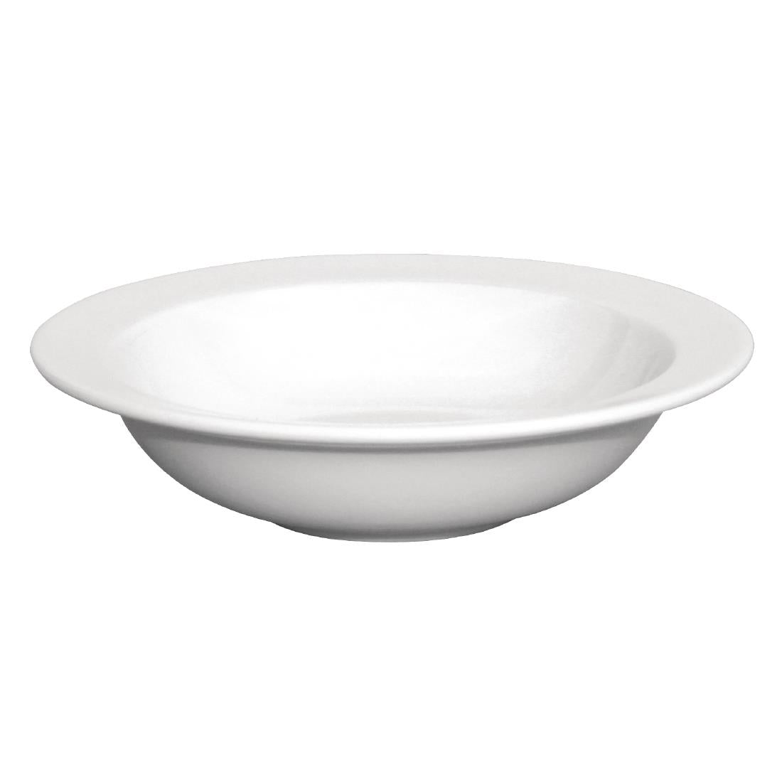 Olympia Whiteware Wide Rim Bowls 180mm - GH633