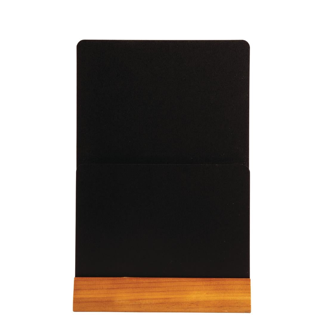 Olympia Tabletop Double Chalkboard Menu Holder - GJ096