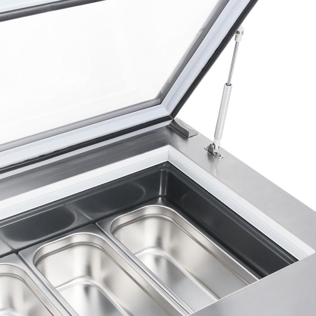 Polar G-Series Countertop Scoop Freezer - 4 x Napoli Pans