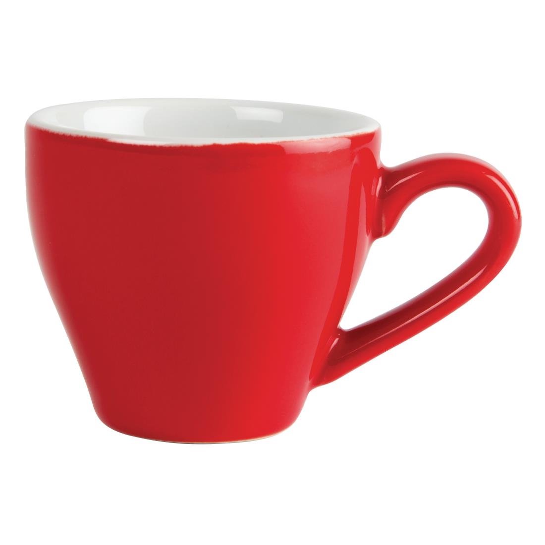 Olympia Cafe Espresso Cup Red - 100ml (Box 12) - GK070