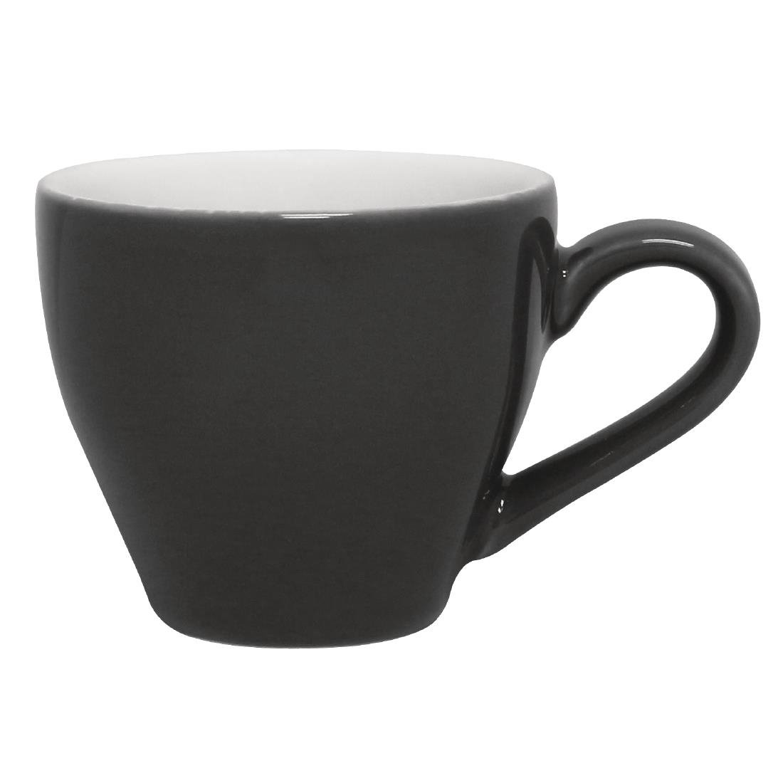 Olympia Cafe Espresso Cup Charcoal - 100ml (Box 12) - GK072