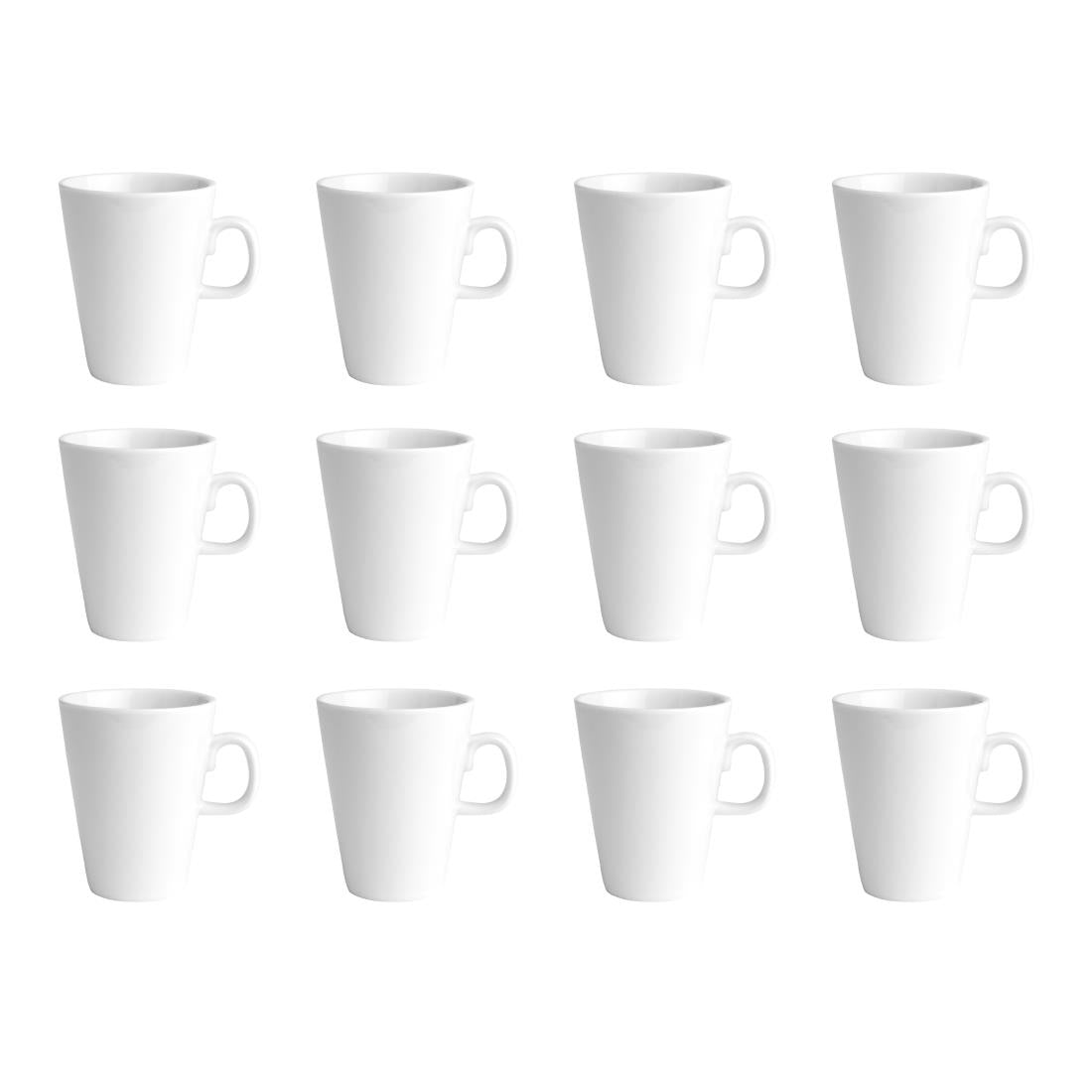 Olympia Athena Latte Mugs 300ml (Pack of 12) - GK811