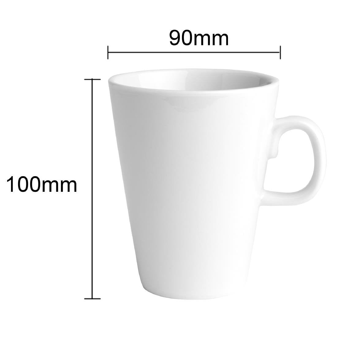 Olympia Athena Latte Mugs 300ml (Pack of 12) - GK811