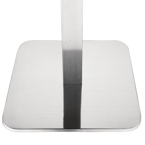 Bolero Square Stainless Steel Table Base - GK993