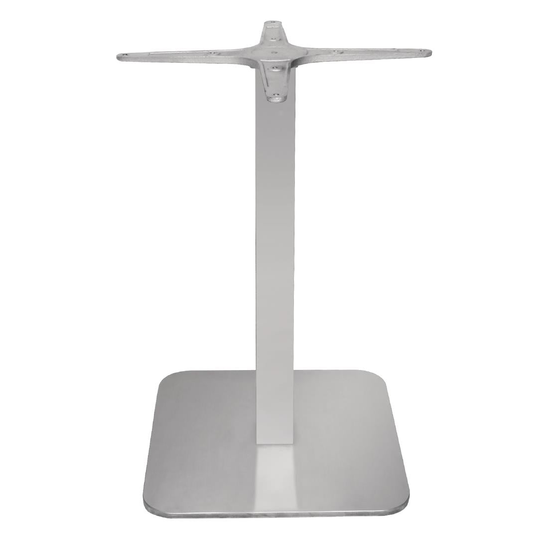 Bolero Square Stainless Steel Table Base - GK993