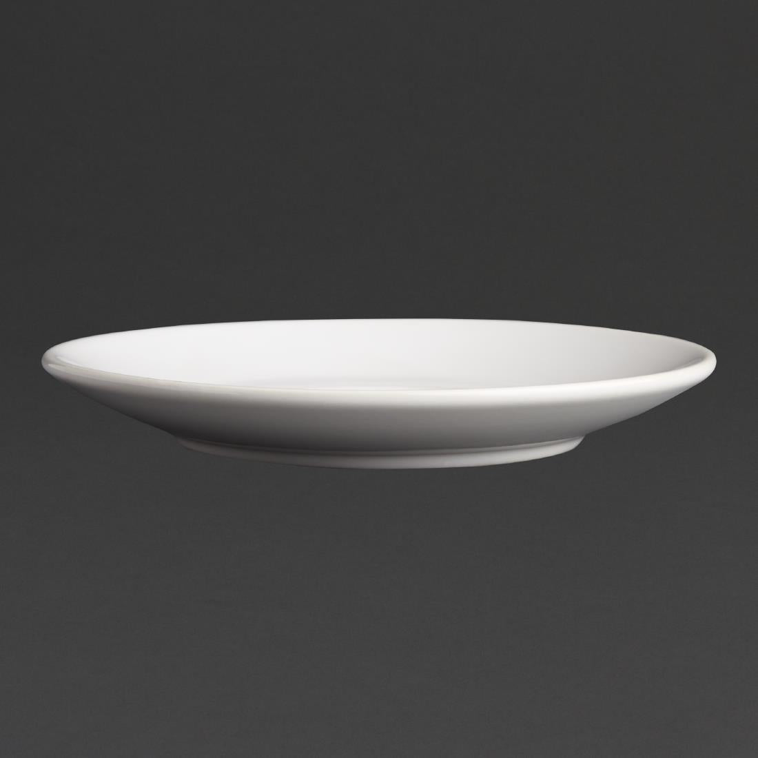 Olympia Cafe Saucer White (Fits CB468 and CE537 Pack) - 158mm (12 Pack) - GL048