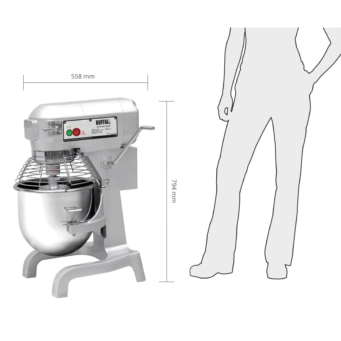 Apuro Planetary Mixer 20Ltr - GL191-A