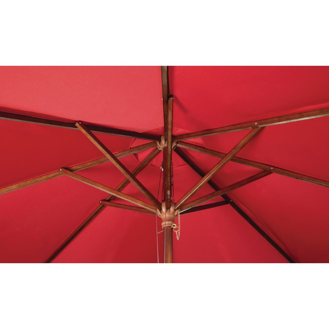 Bolero Round Umbrella 3m Diameter Red - GL305