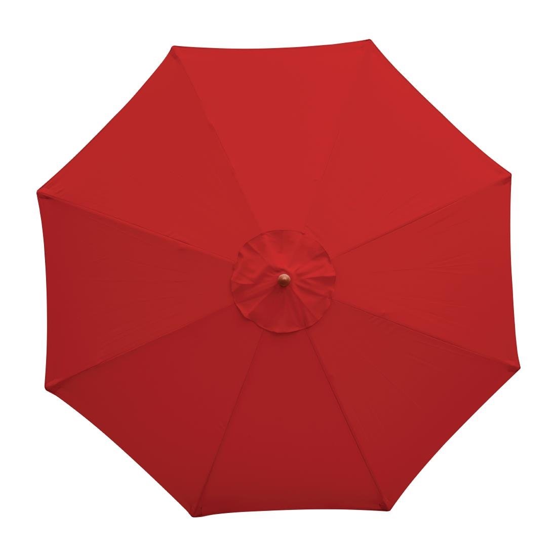 Bolero Round Umbrella 3m Diameter Red - GL305