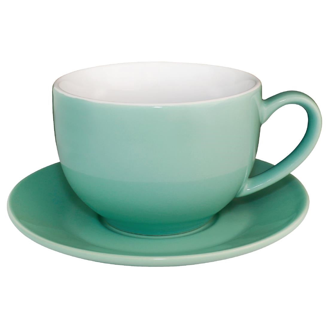 Olympia Cafe Cappuccino Cup Aqua - 340ml (Box 12) - GL461