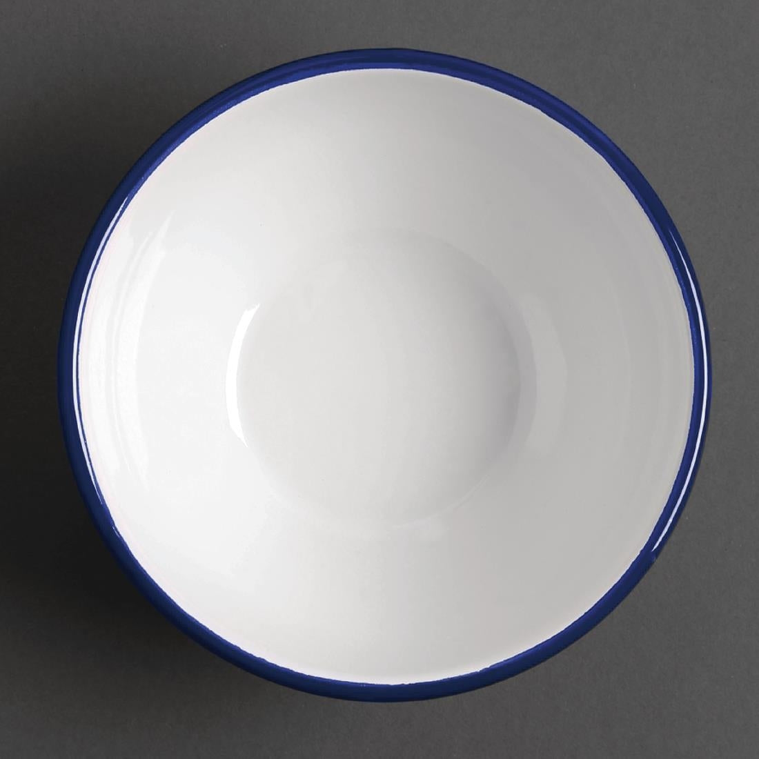 Olympia Enamel Pudding Bowl 155mm - GM514